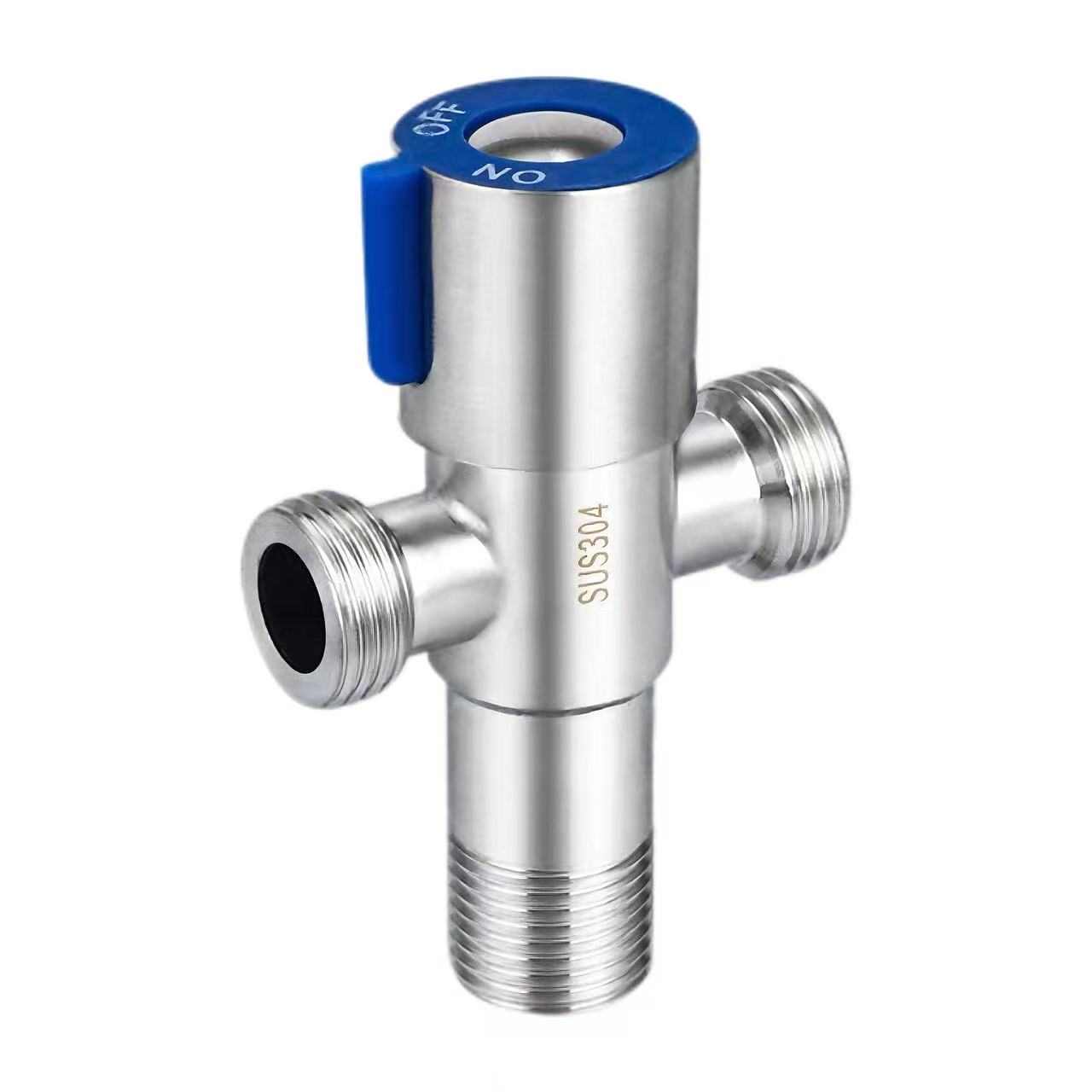 Blue Handle 180° Comhla Uillinn Trí Bhealach Asraon Dé Blue Handle 180° Comhla Uillinn Trí Bhealach Asraon Dé