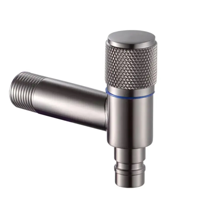Comhla Stop Uisce Meaisín Níocháin Knurled Breisithe Comhla Stop Uisce Meaisín Níocháin Knurled Breisithe