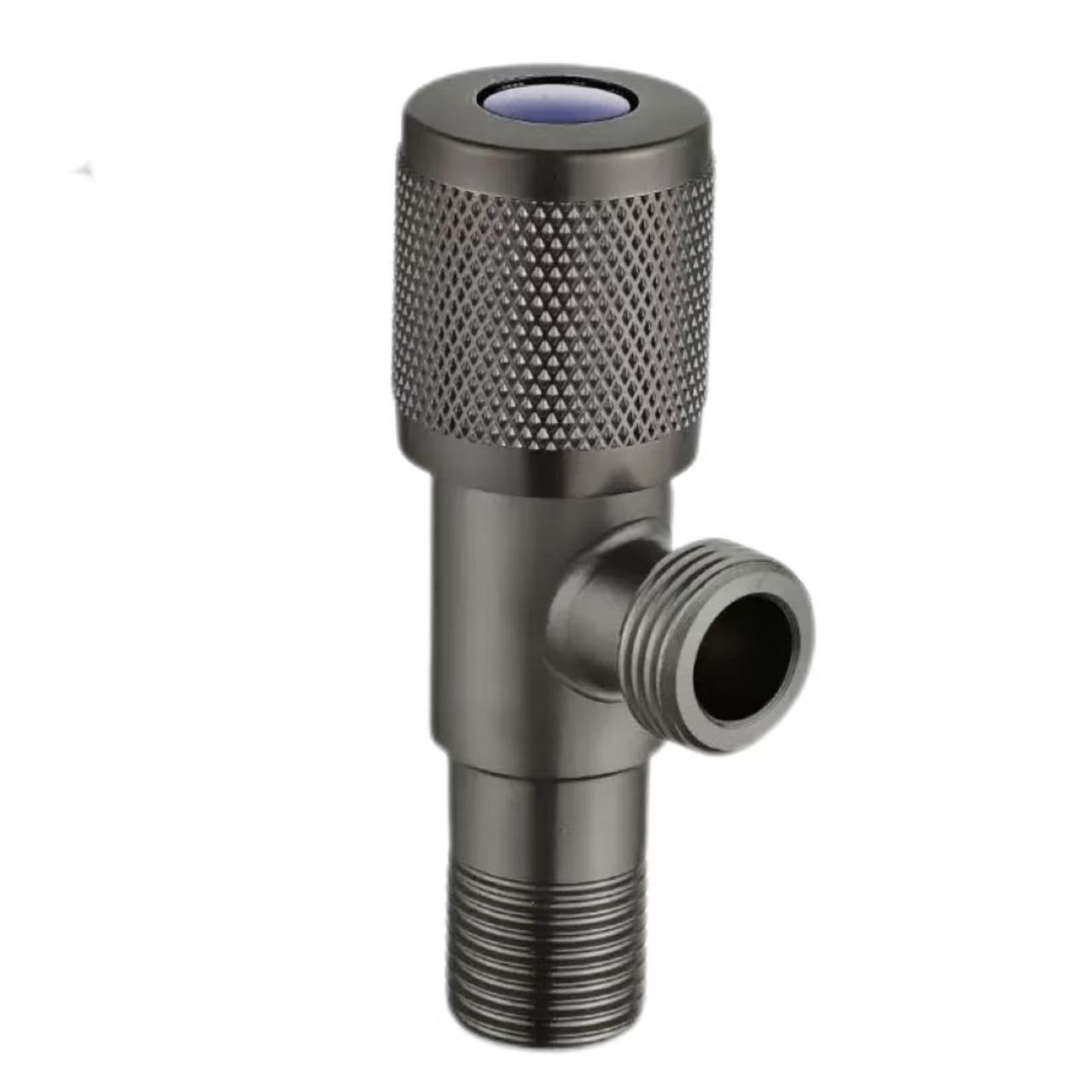 Comhla Inlet Uisce Te Agus Fuar Uilíoch Láimhseáil Gunmetal Knurled Comhla Inlet Uisce Te Agus Fuar Uilíoch Láimhseáil Gunmetal Knurled
