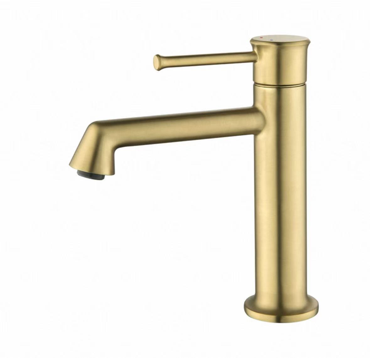 Neamhlonrach Óir Sorcóireach Aonair-Rialú Faucet